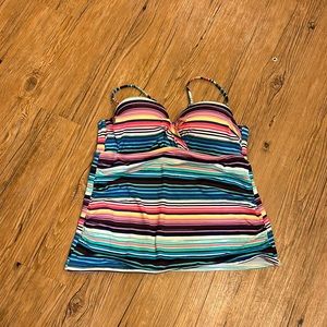 Apt Nine Women’s Swim Top Multi-Color Size Large